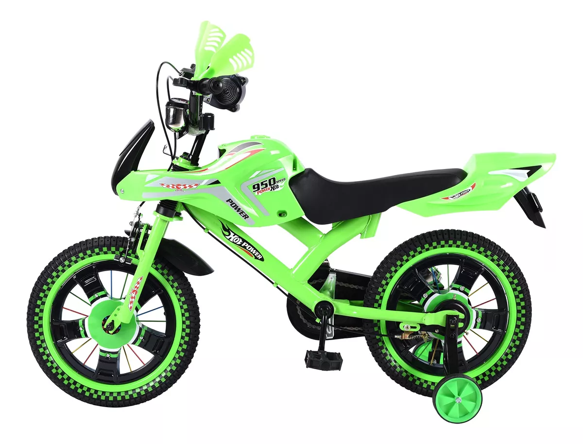 Foto 3 pulgar | Bicicleta Entrenadora De Niños Aeiou Baj95004 R12 Sonido Verde