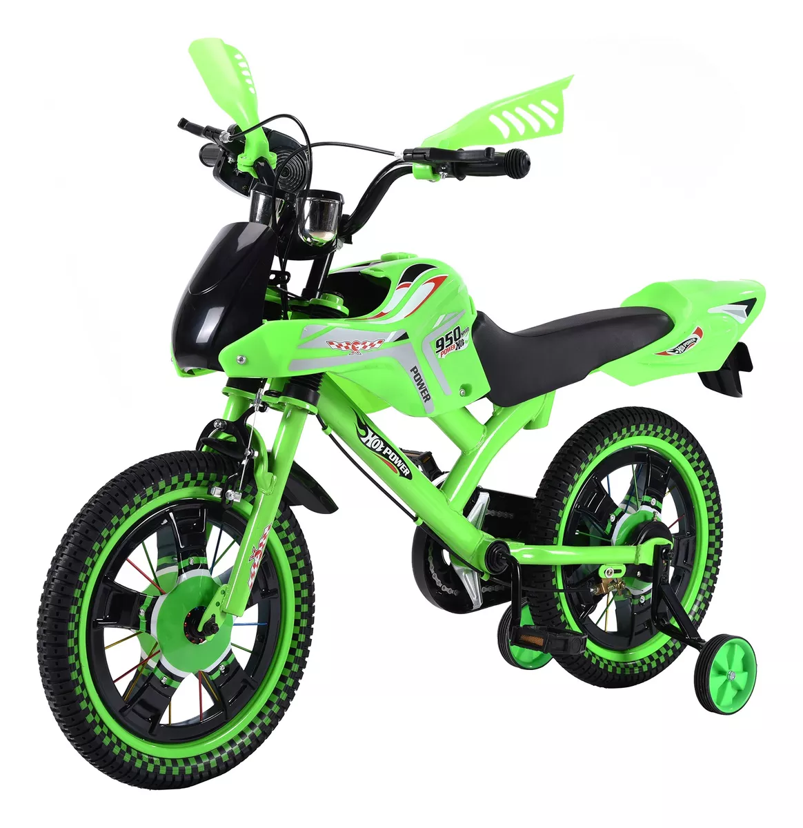 Foto 4 pulgar | Bicicleta Entrenadora De Niños Aeiou Baj95004 R12 Sonido Verde
