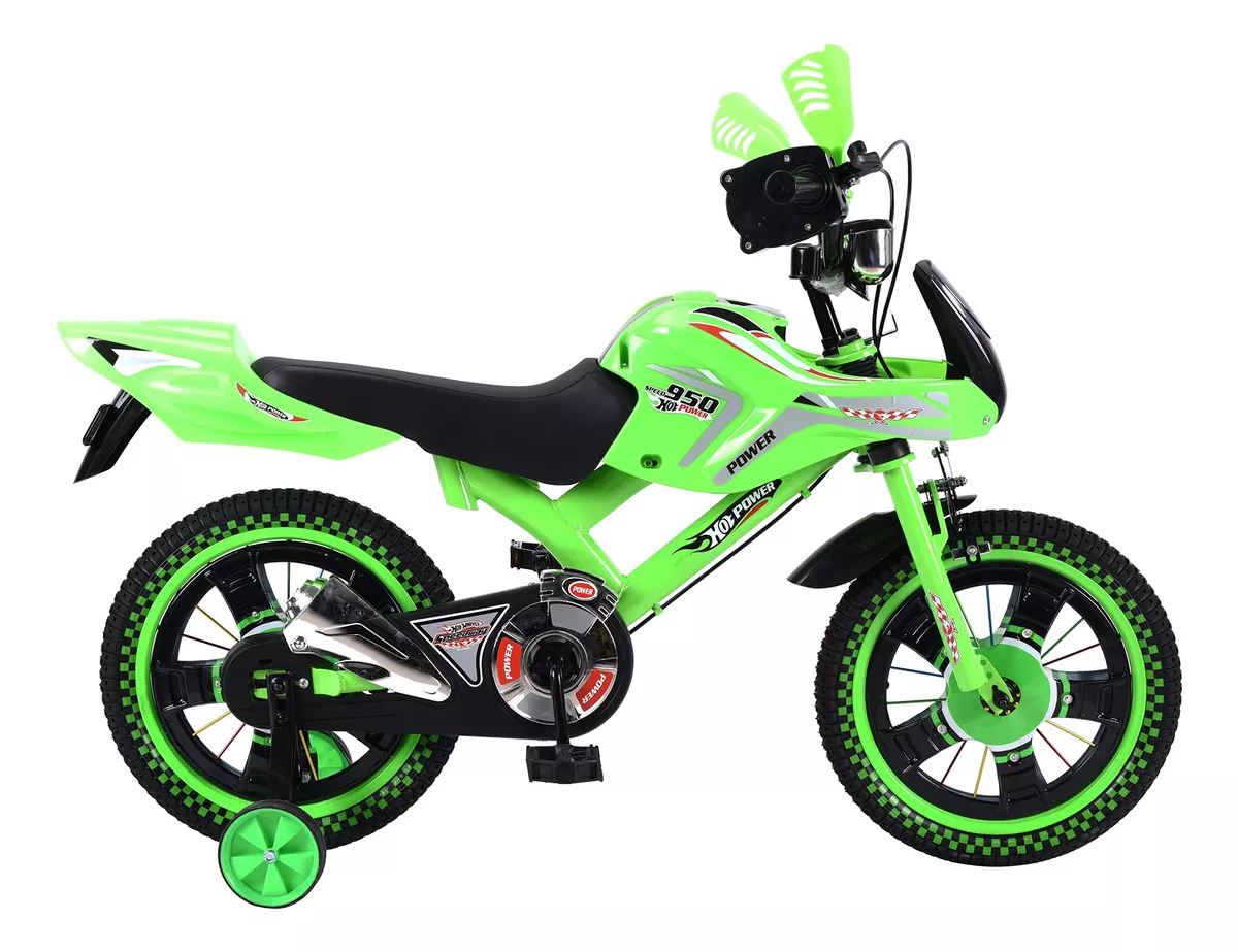 Foto 5 pulgar | Bicicleta Entrenadora De Niños Aeiou Baj95004 R12 Sonido Verde