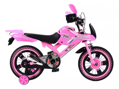Foto 2 | Bicicleta Entrenadora Para Niños Aeiou Baj95004 R16 Moto Rosa