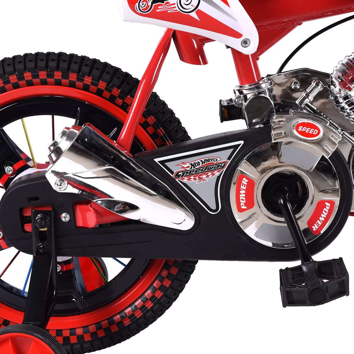 Foto 7 | Bicicleta Entrenadora Niños Aeiou Baj-15005 R16 Motocross Rojo