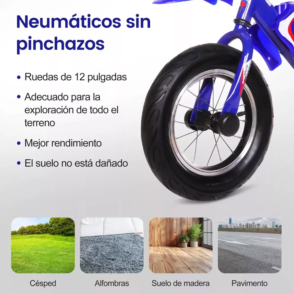 Foto 4 pulgar | Bicicleta R12 Tipo Motocicleta De Equilibro Sin Pedales Para Niños De 2 A 5 Años