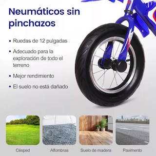 Foto 3 | Bicicleta R12 Tipo Motocicleta De Equilibro Sin Pedales Para Niños De 2 A 5 Años