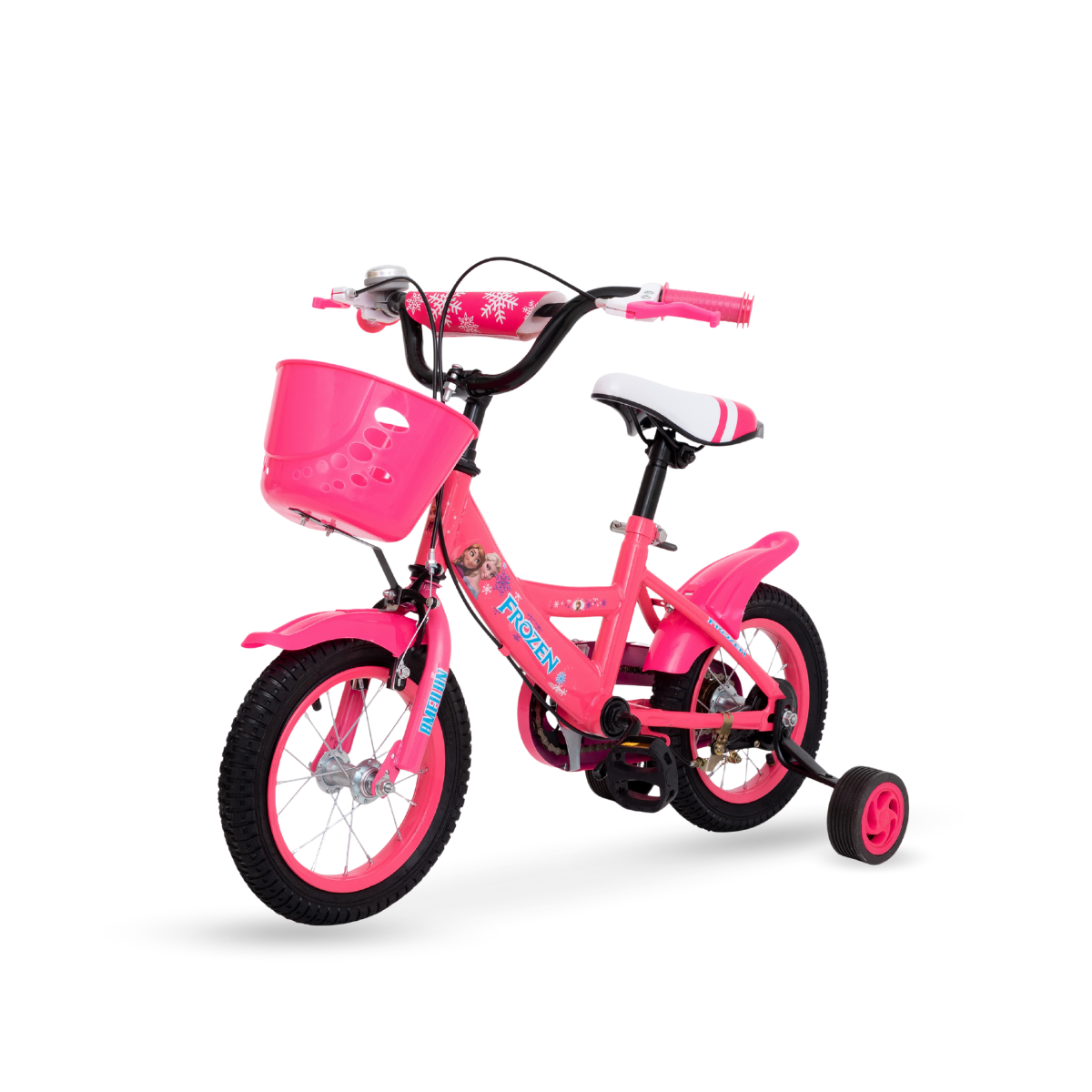 Aeiou Bicicleta Infantil Qk-13 Rodado 12 Entrenadora Rosa