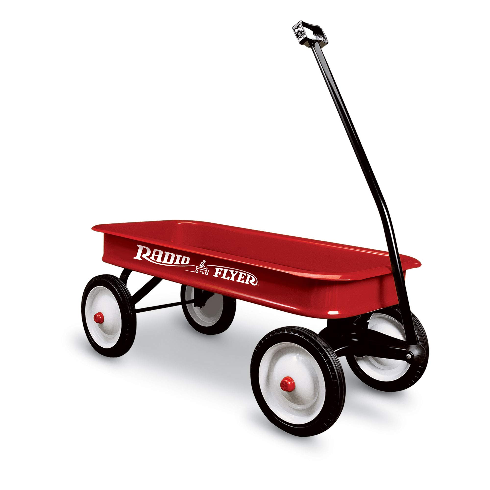 Wagon Radio Flyer Kids, Color Rojo Con Ruedas De Acero De 10 Pulgadas - Venta Internacional.