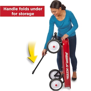 Foto 2 | Wagon Radio Flyer Kids, Color Rojo Con Ruedas De Acero De 10 Pulgadas - Venta Internacional.