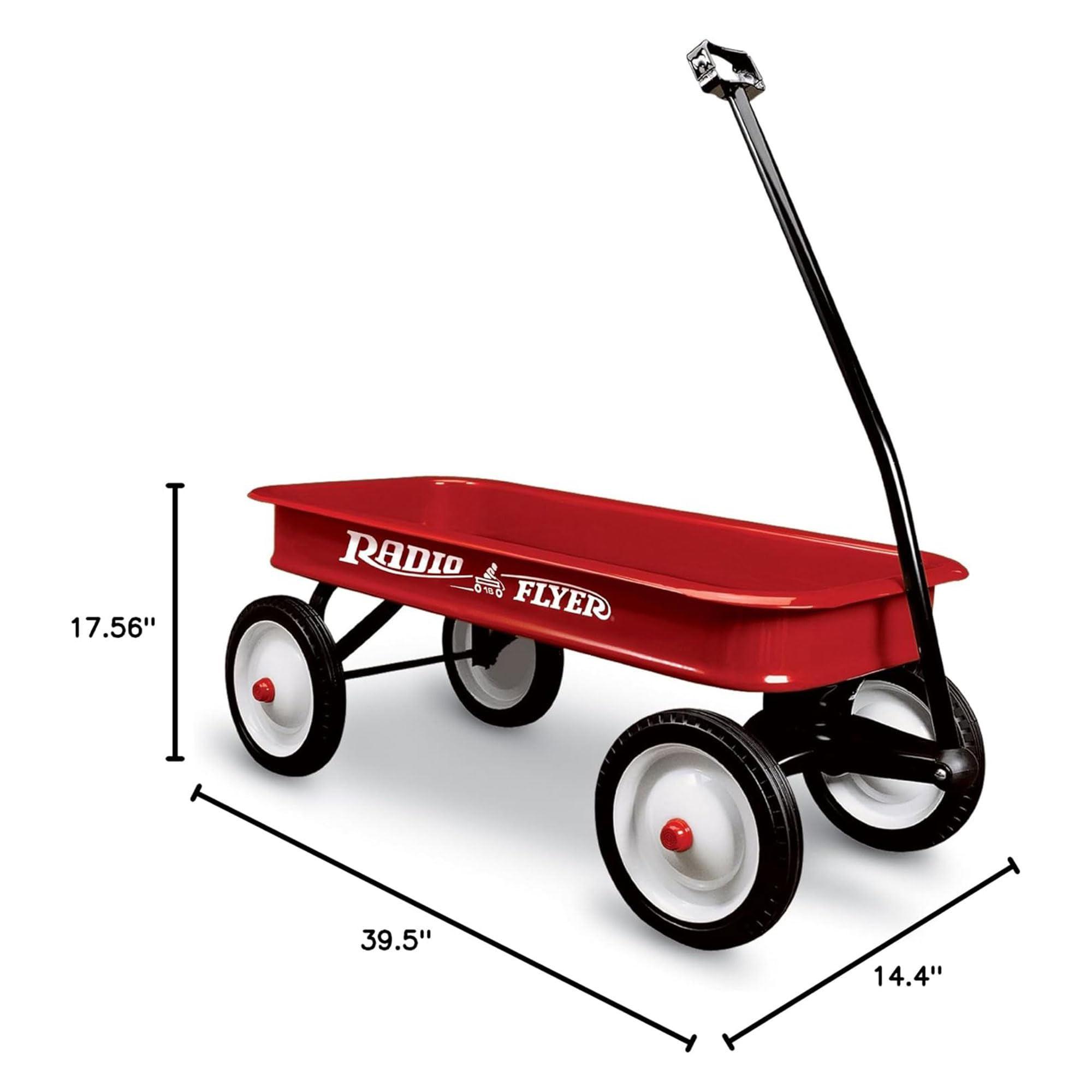 Foto 4 pulgar | Wagon Radio Flyer Kids, Color Rojo Con Ruedas De Acero De 10 Pulgadas - Venta Internacional.