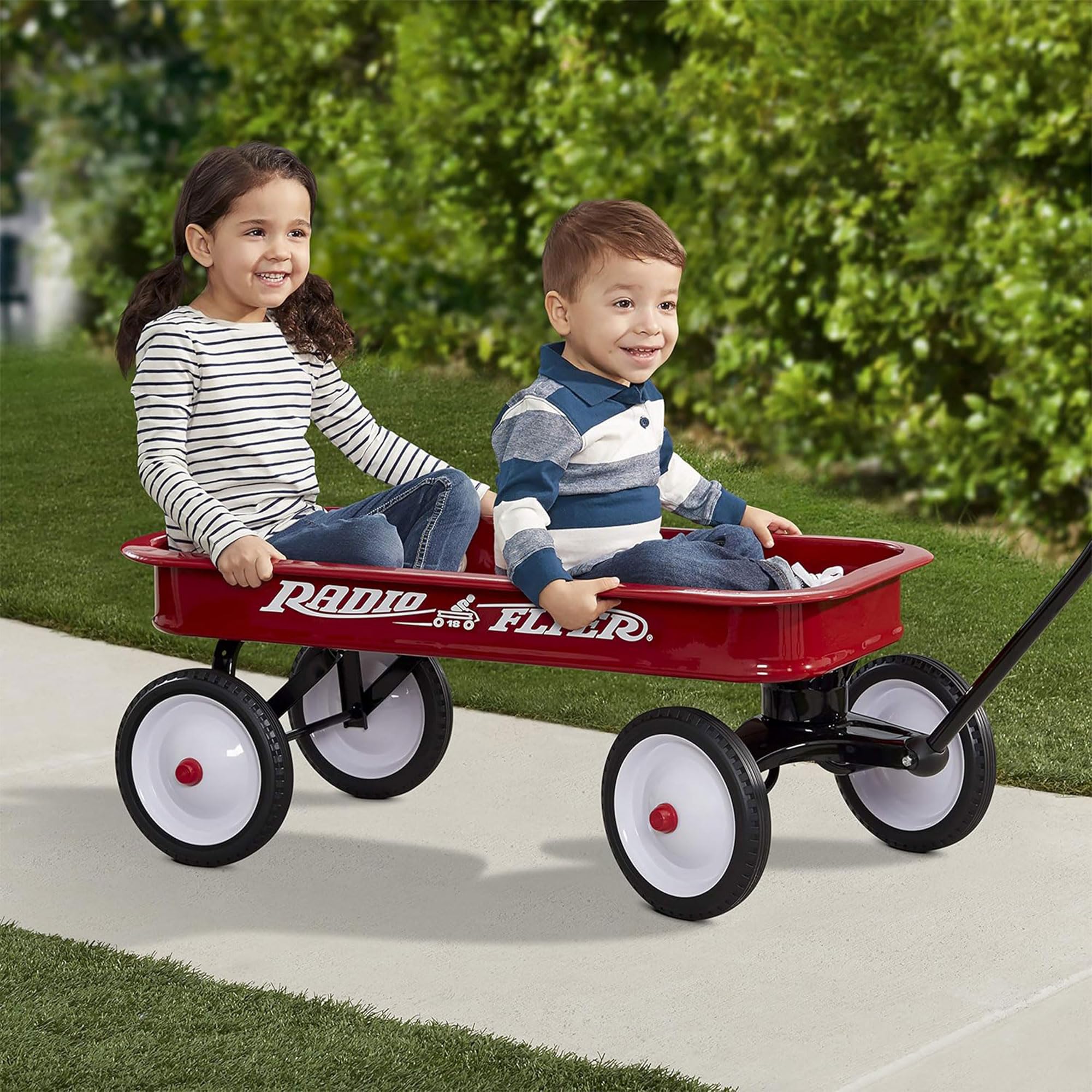 Foto 7 pulgar | Wagon Radio Flyer Kids, Color Rojo Con Ruedas De Acero De 10 Pulgadas - Venta Internacional.