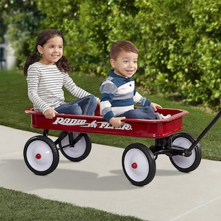Foto 6 | Wagon Radio Flyer Kids, Color Rojo Con Ruedas De Acero De 10 Pulgadas - Venta Internacional.