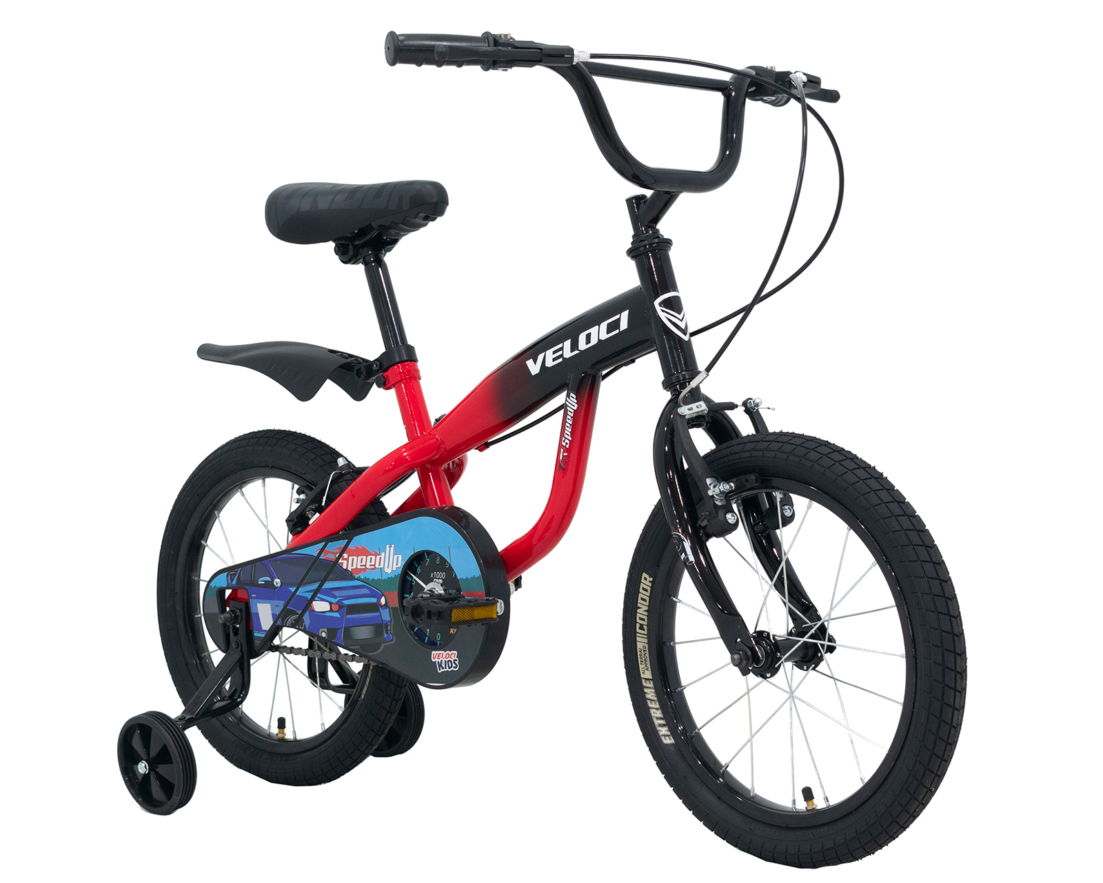 Foto 4 pulgar | Bicicleta Veloci Speedup Rodada 16 Rojo Infantil