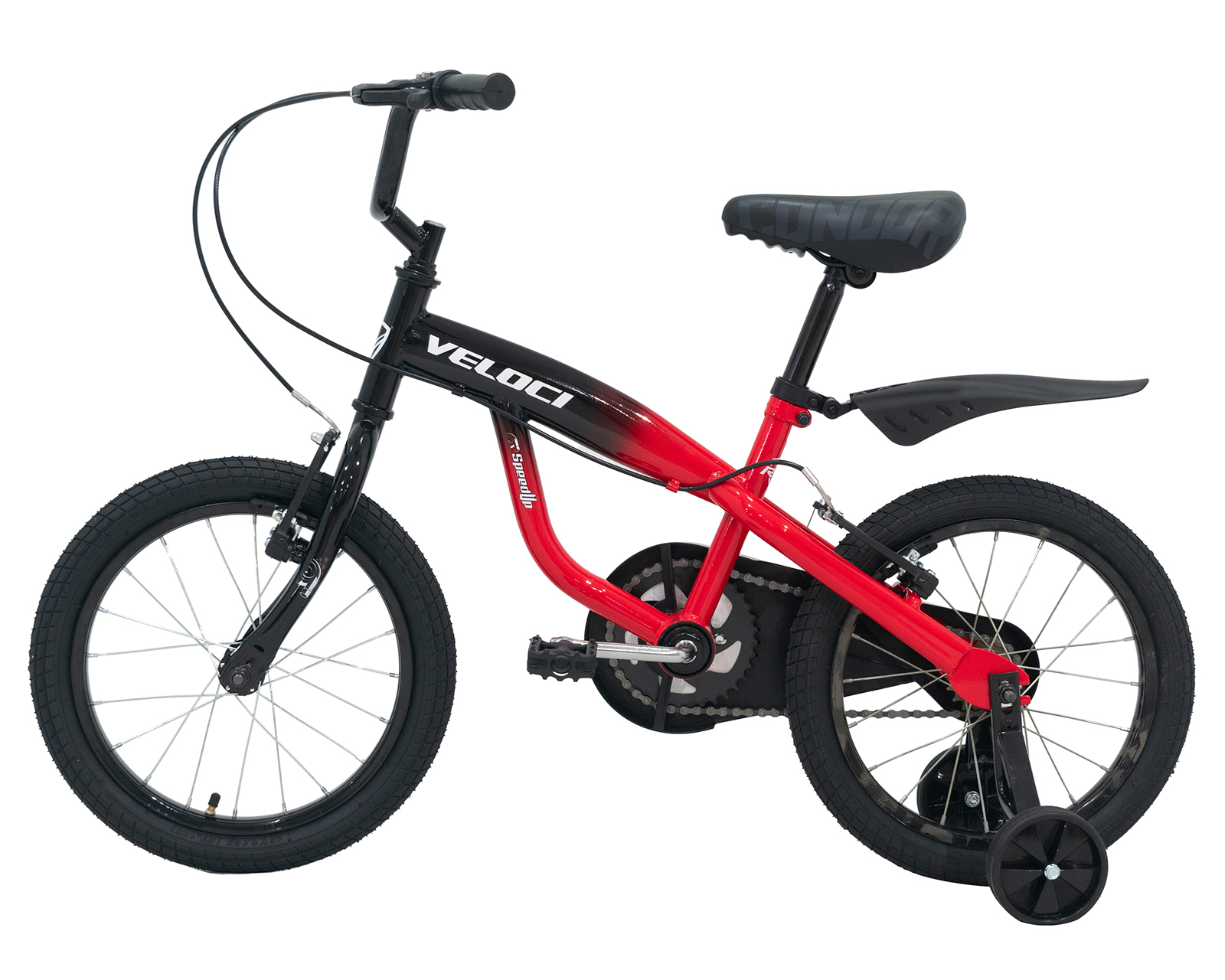 Foto 9 pulgar | Bicicleta Veloci Speedup Rodada 16 Rojo Infantil