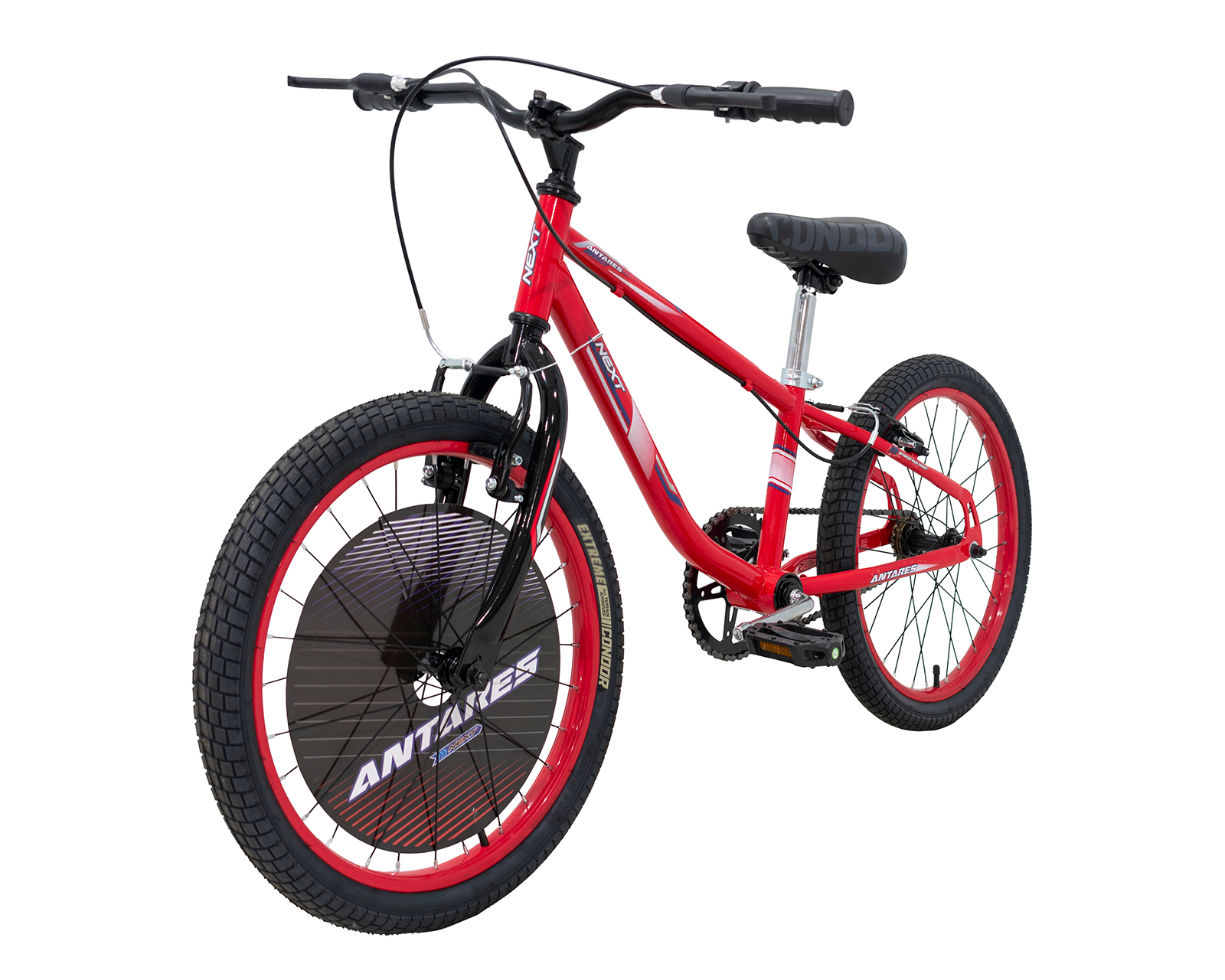 Foto 8 pulgar | Bicicleta Veloci Next Antares Rodada 20 Rojo Infantil