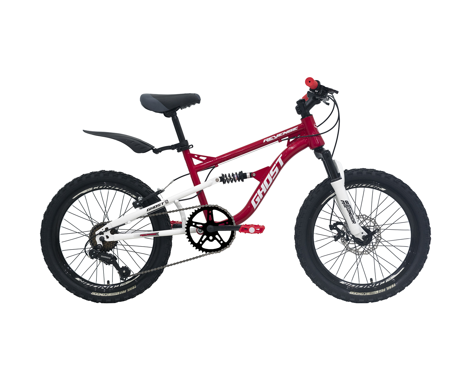 Bicicleta Ghost Revenge Rodada 20 Rojo