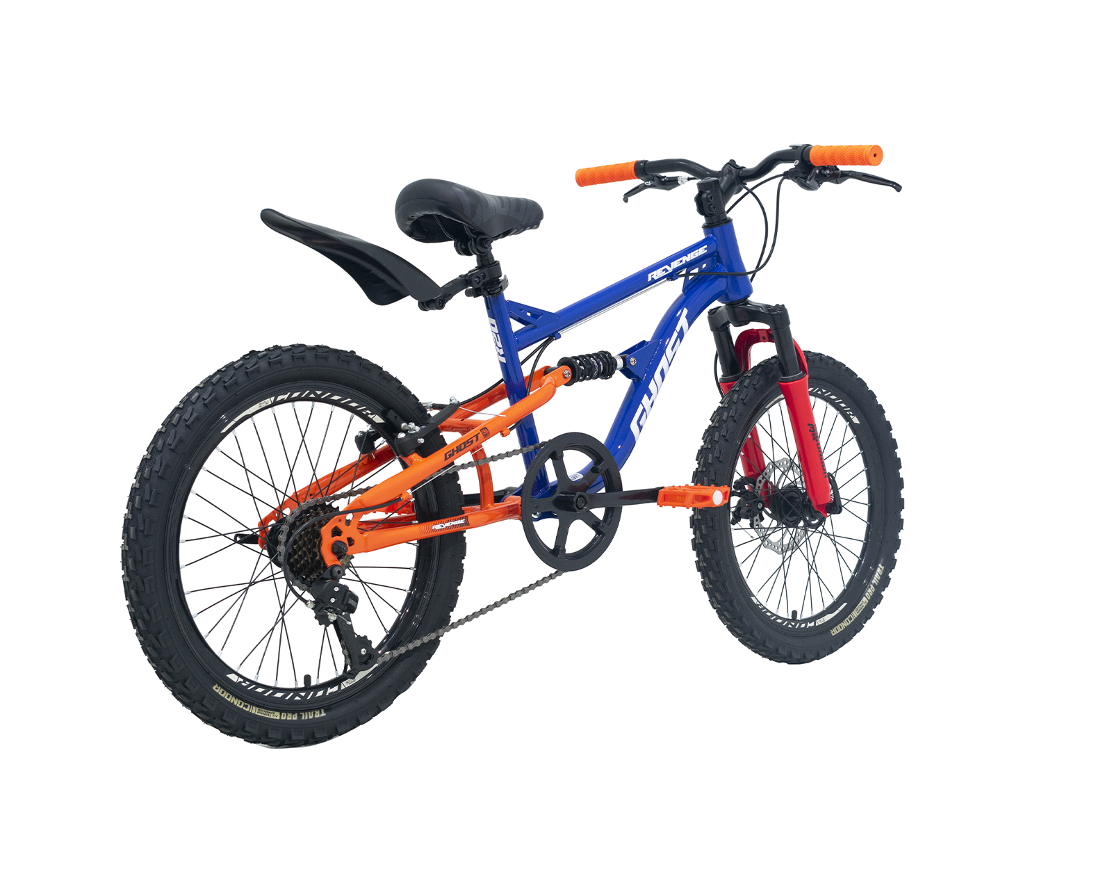 Foto 5 pulgar | Bicicleta Ghost Revenge Rodada 20 Azul