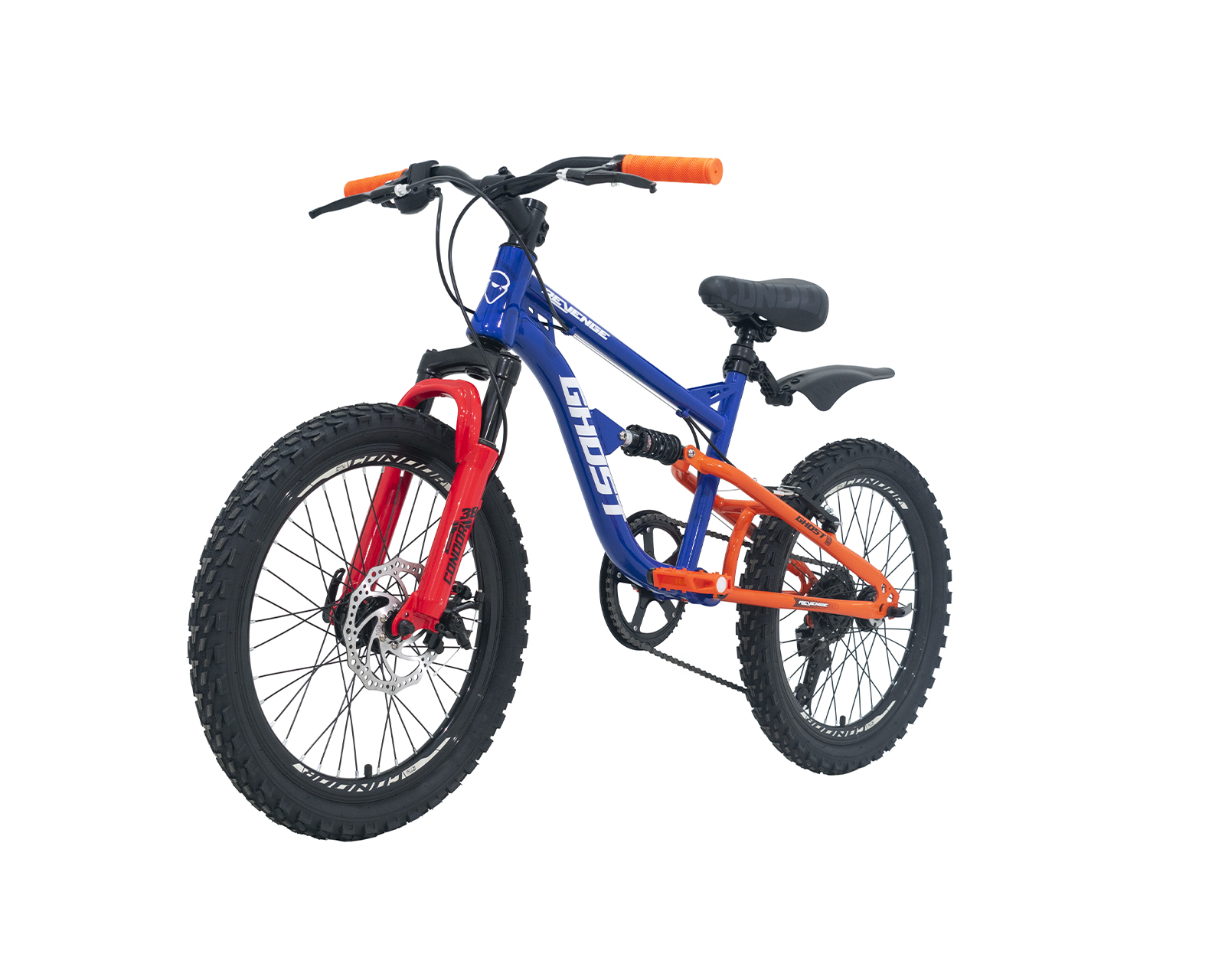 Foto 8 pulgar | Bicicleta Ghost Revenge Rodada 20 Azul