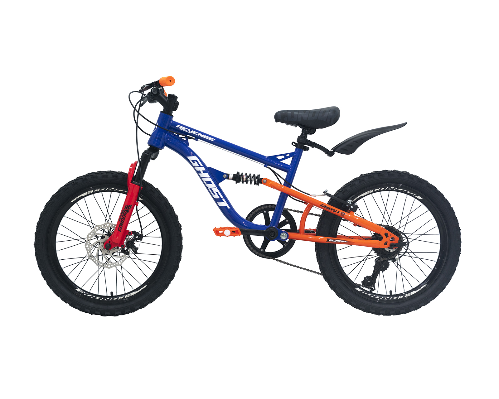 Foto 9 pulgar | Bicicleta Ghost Revenge Rodada 20 Azul
