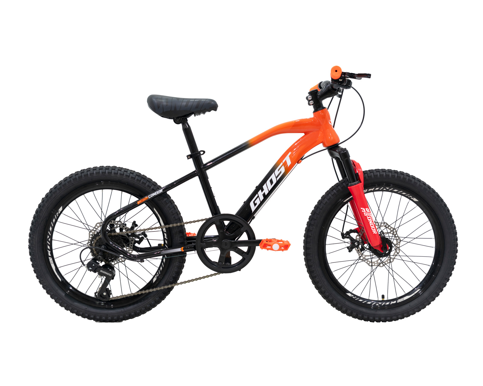 Foto 1 | Bicicleta Ghost Claw Rodada 20 Naranja De Montaña