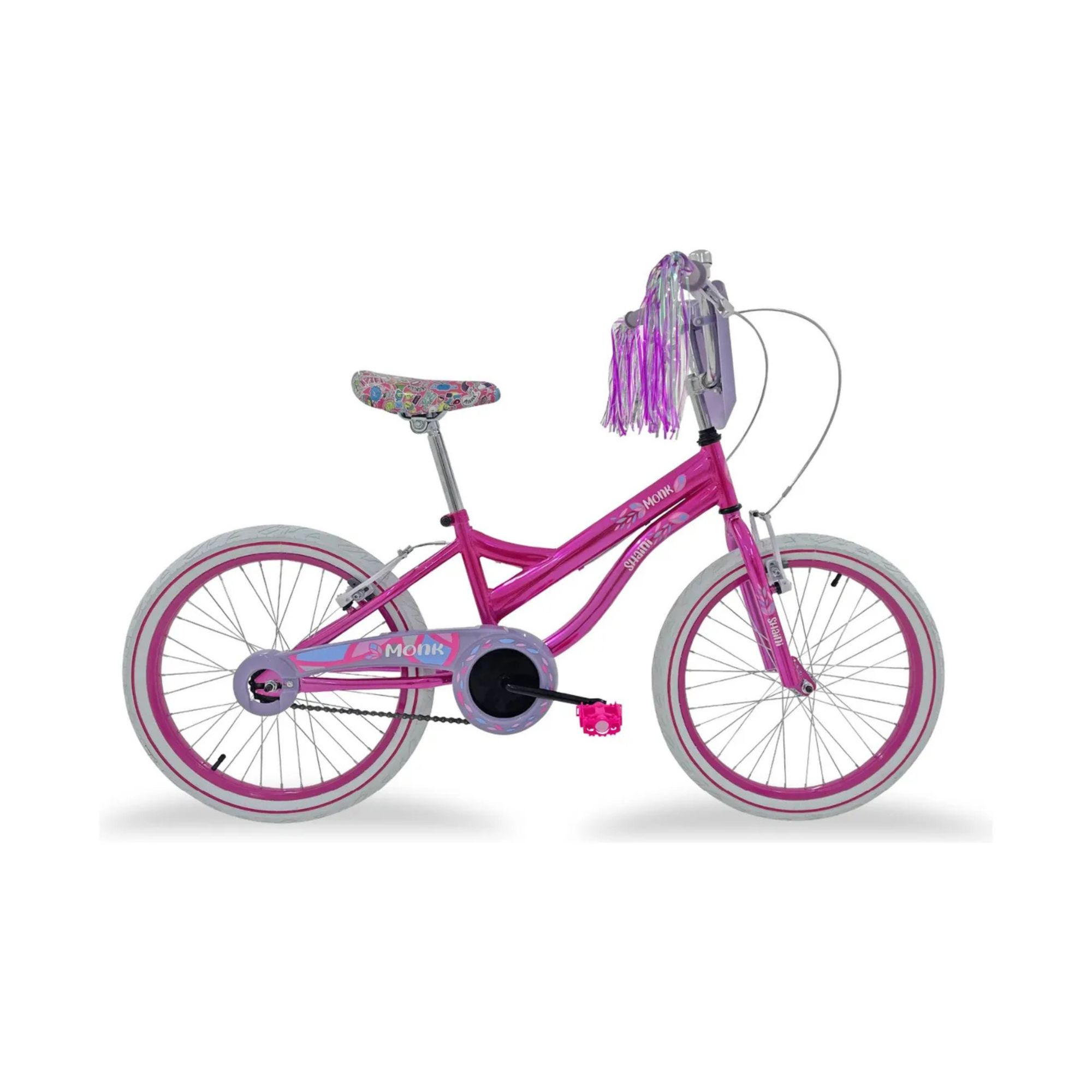 Bicicleta Infantil Monk Shaini Rodada 20 Para Niñas