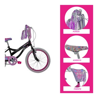 Foto 4 | Bicicleta Infantil Monk Shaini Rodada 20 Para Niñas