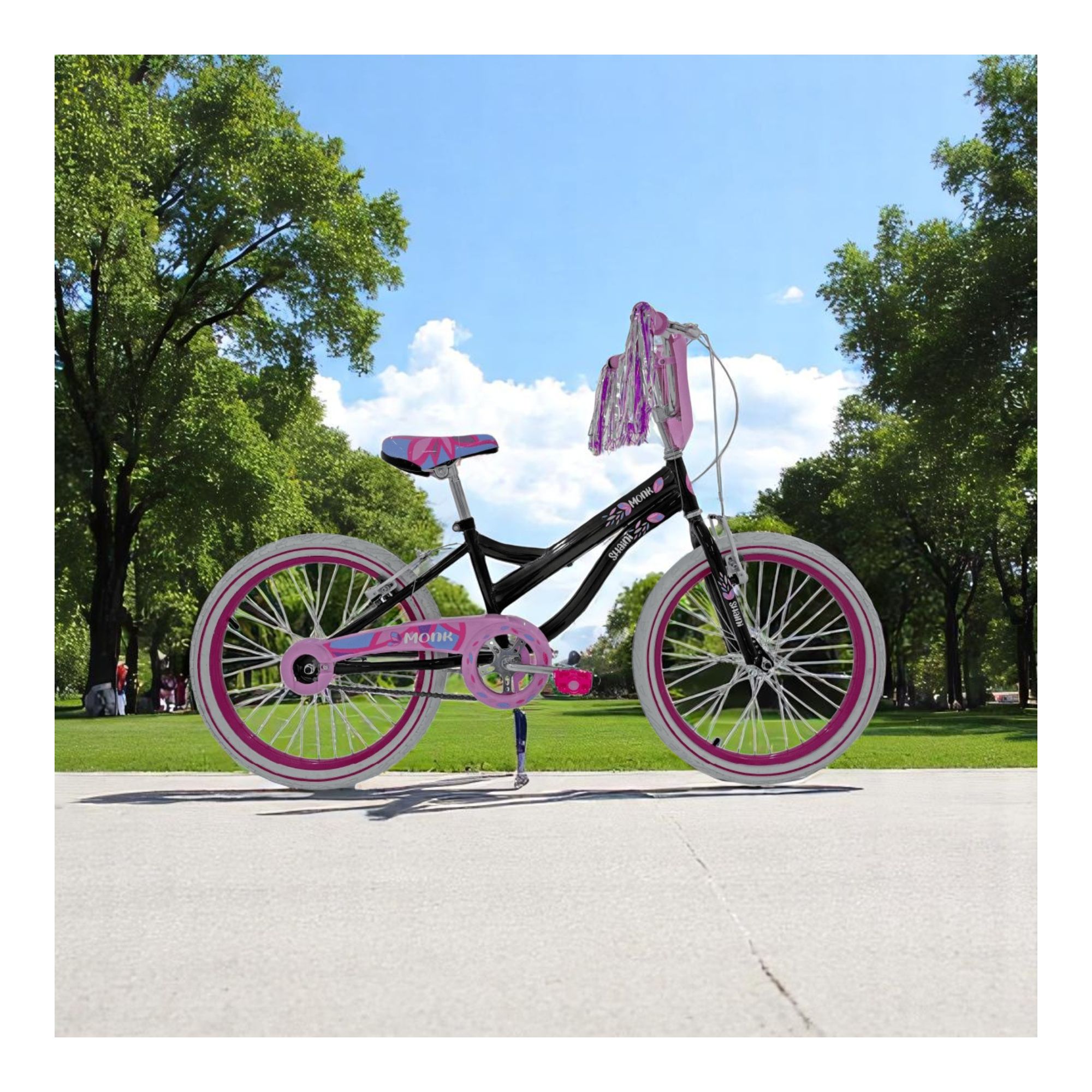 Foto 6 | Bicicleta Infantil Monk Shaini Rodada 20 Para Niñas