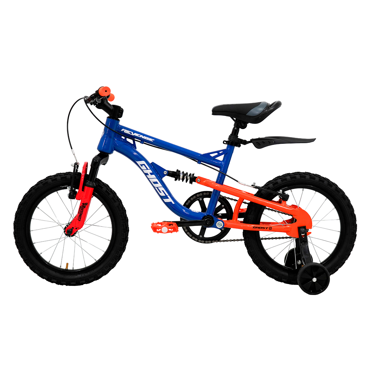 Foto 6 pulgar | Bicicleta Ghost Revenge Rodada 16 Azul Infantil