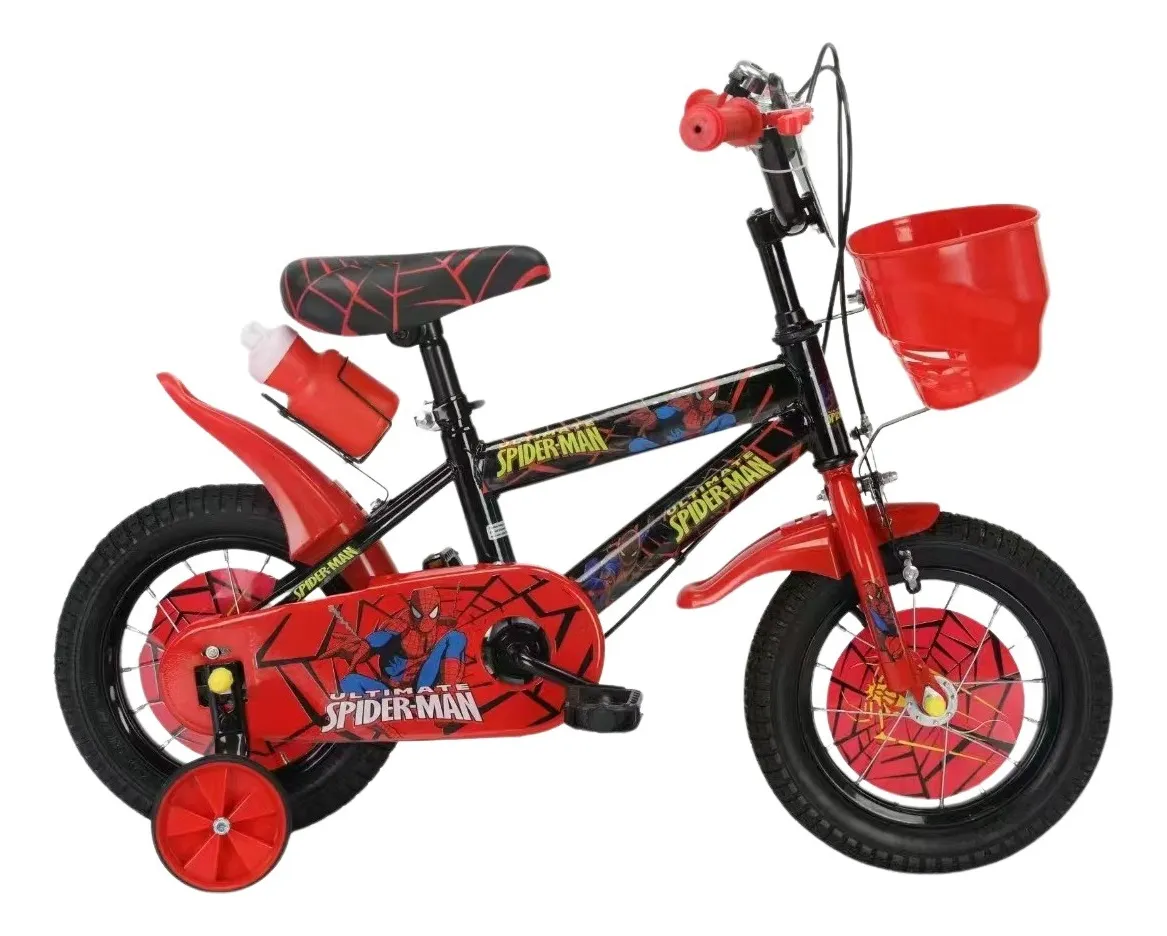 Foto 2 pulgar | Bicicleta Para Niños Aeiou Qk-12 R12 Con Portabotella Rojo