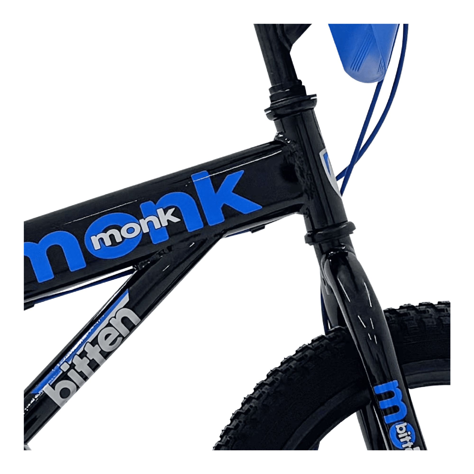 Foto 6 pulgar | Bicicleta Infantil Monk Bitten Rodada 16 Negro Azul