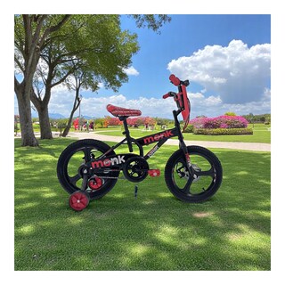 Foto 6 | Bicicleta Infantil Monk Bitten Rodada 16 Negro Rojo