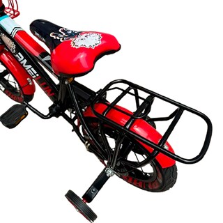 Foto 8 | Bicicleta Infantil R12 Con Ruedas De Entrenamiento Y Canasta Con Personaje