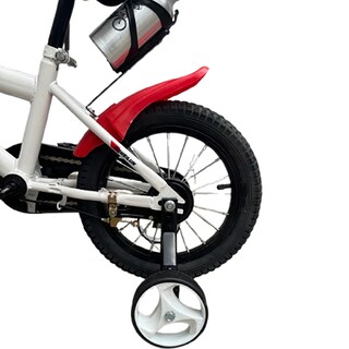 Foto 5 | Bicicleta Infantil R12 Rojo Y Blanco Con Ruedas De Entrenamiento Y Canasta Completa