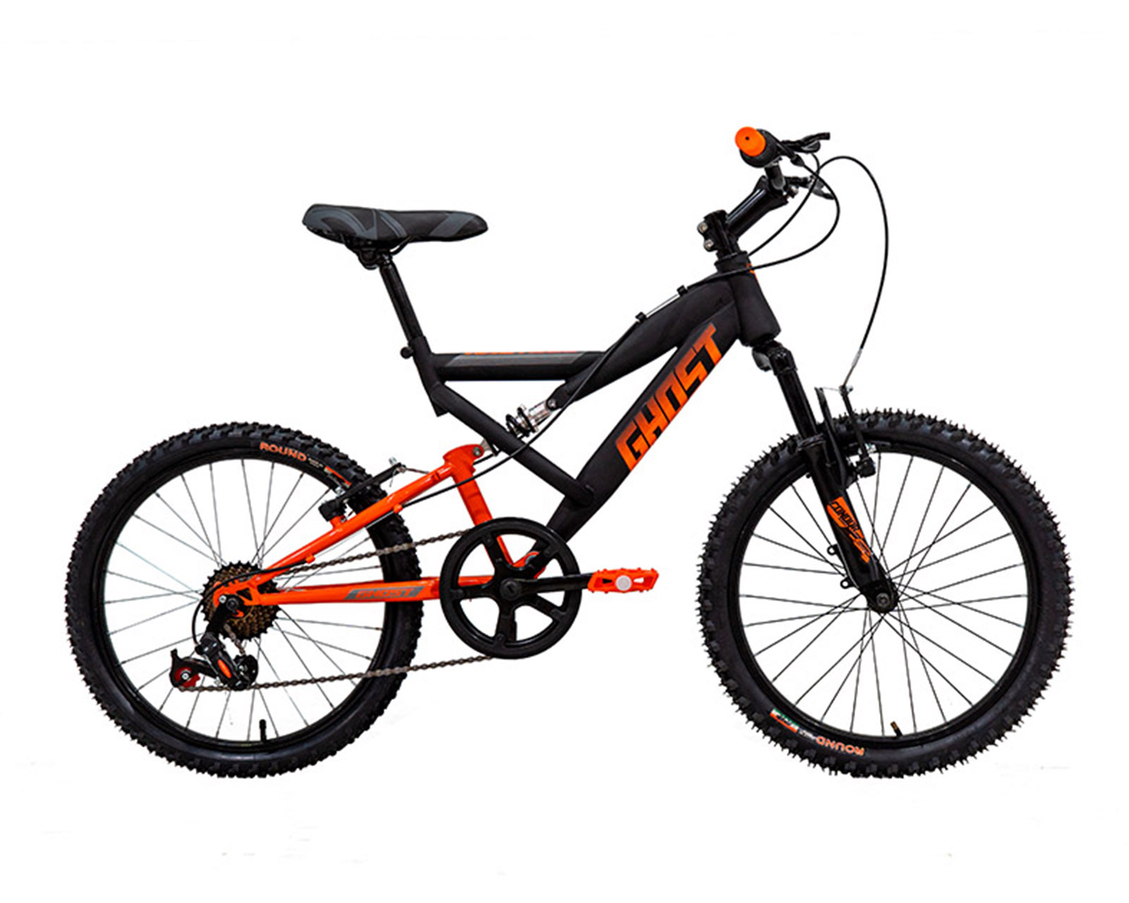 Foto 2 pulgar | Bicicleta Ghost Nautilus Rodada 20 Naranja De Montaña