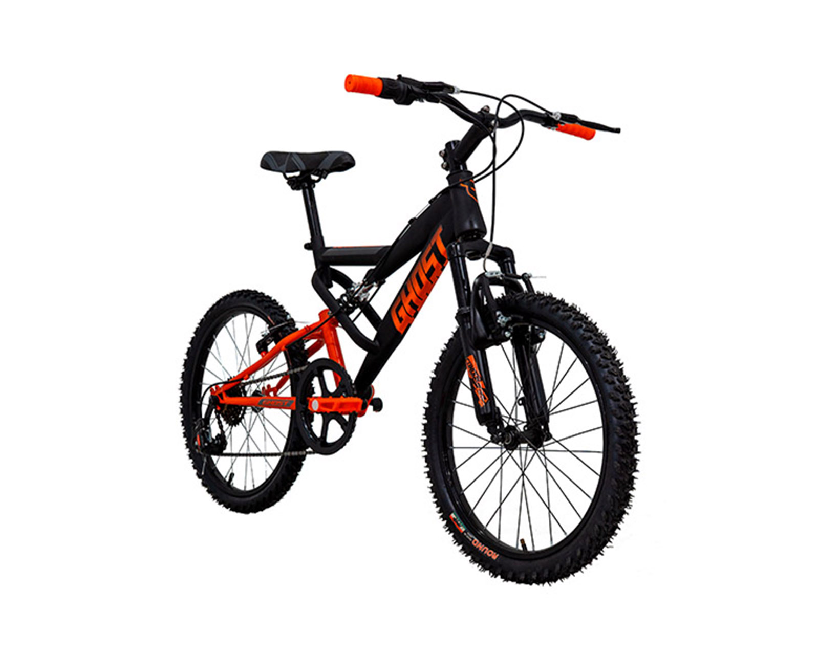 Foto 4 pulgar | Bicicleta Ghost Nautilus Rodada 20 Naranja De Montaña