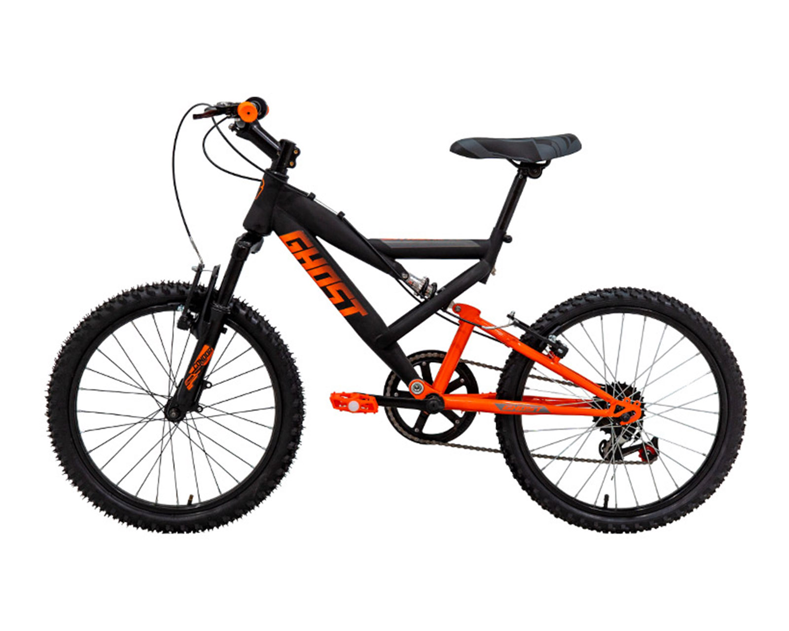 Foto 9 pulgar | Bicicleta Ghost Nautilus Rodada 20 Naranja De Montaña