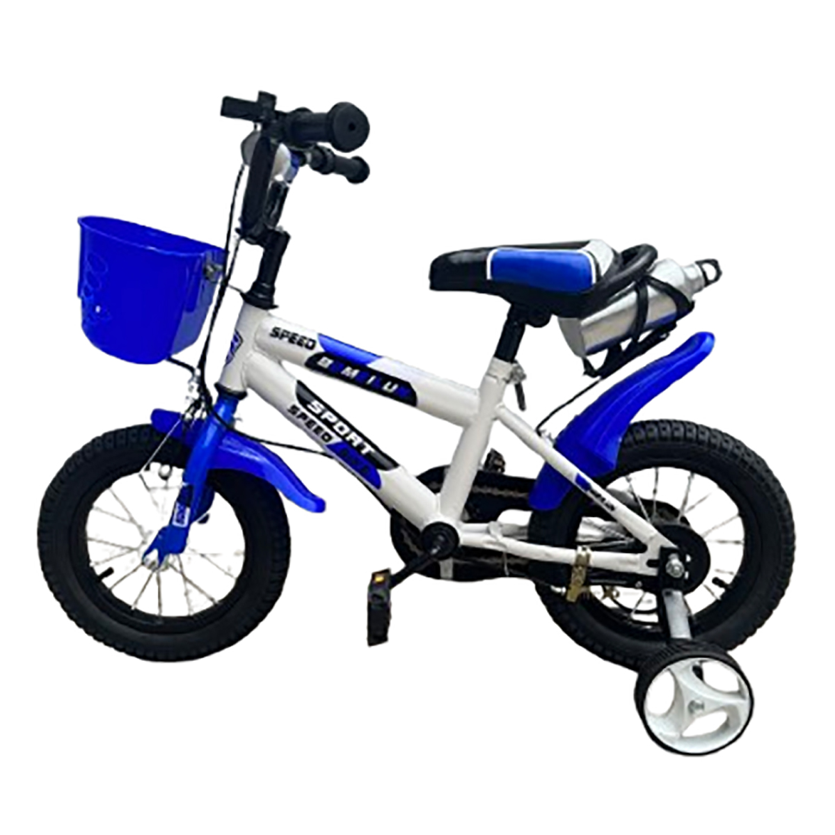 Foto 1 | Bicicleta Infantil Azul R12 Con Ruedas De Entrenamiento