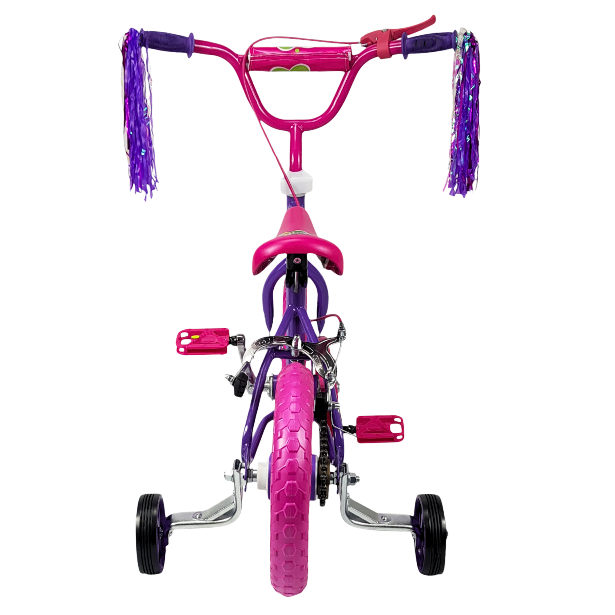 Foto 6 pulgar | Bicicleta Infantil Niñas R12 Ruedas Auxiliares Goma Unibike - Spring
