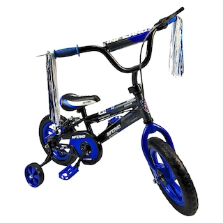 Foto 1 | Bicicleta Infantil Niños R12 Ruedas Auxiliares Goma Unibike - Azul
