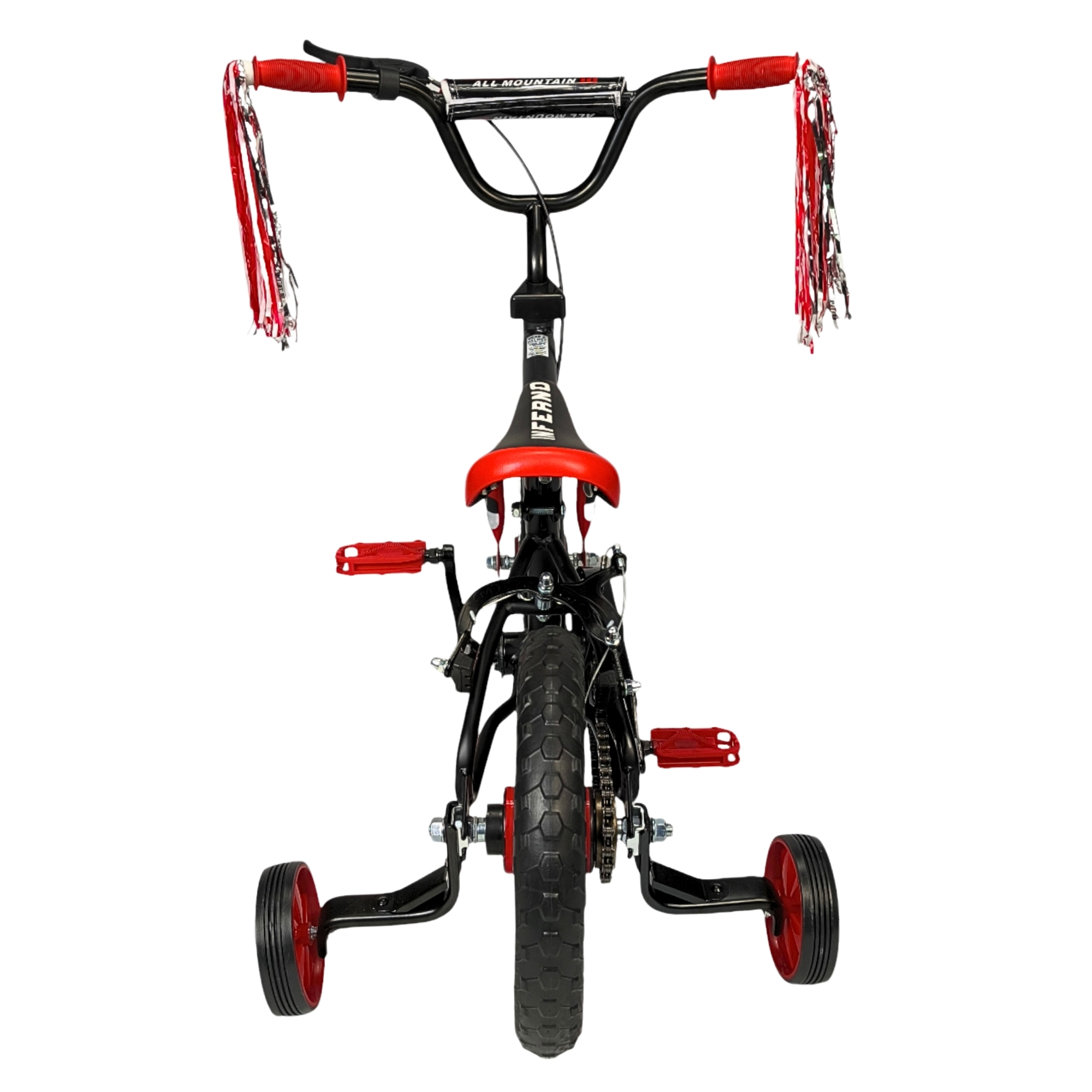 Foto 5 | Bicicleta Infantil Niños R12 Ruedas Auxiliares Goma Unibike - Rojo