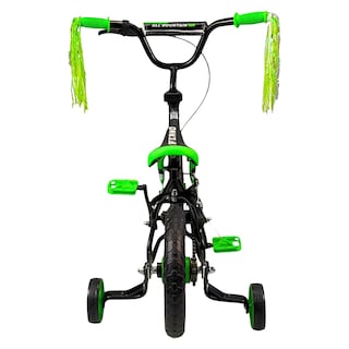 Foto 5 | Bicicleta Infantil Niños R12 Ruedas Auxiliares Goma Unibike - Verde