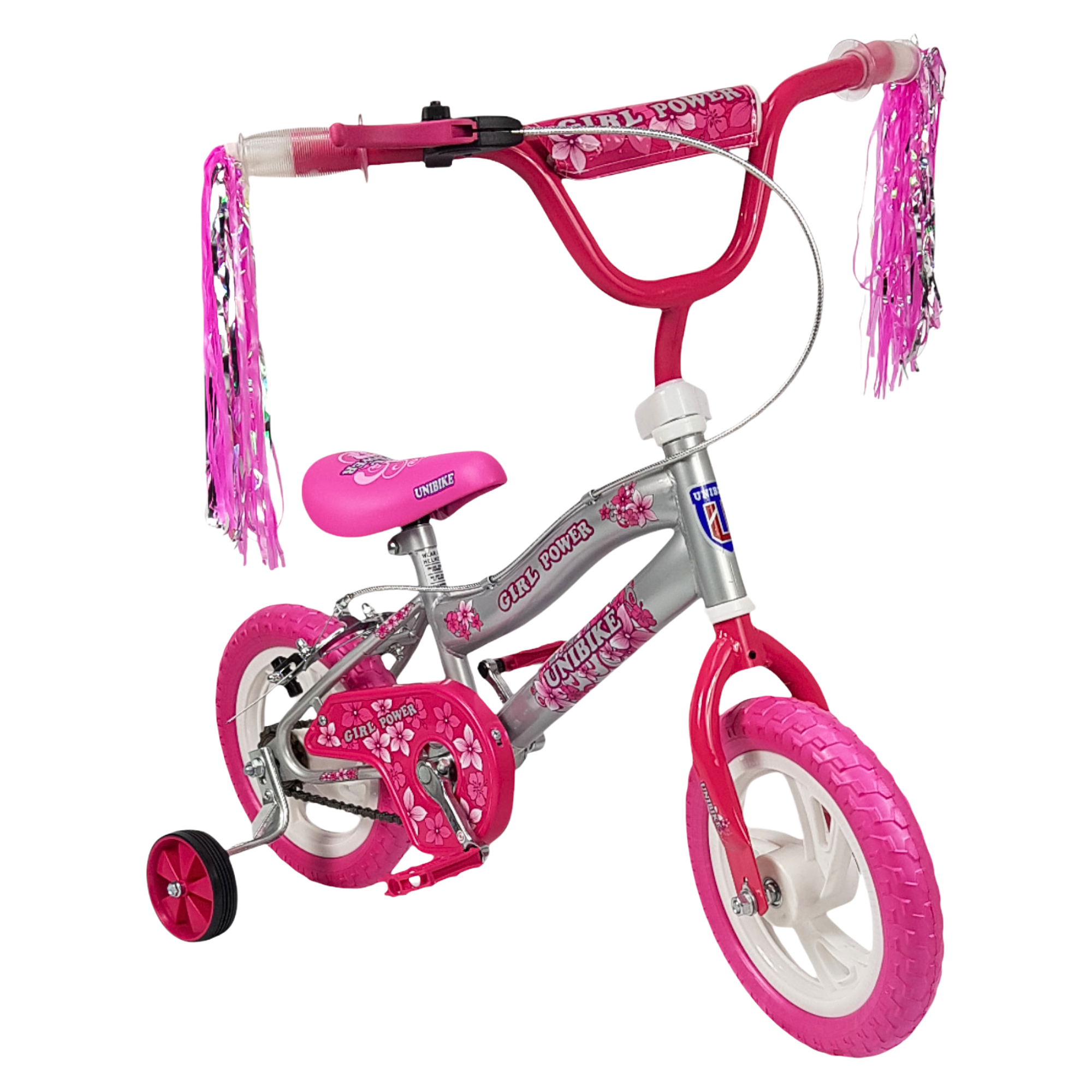 Foto 2 pulgar | Bicicleta Infantil Niñas R12 Ruedas Auxiliares Goma Unibike - Power