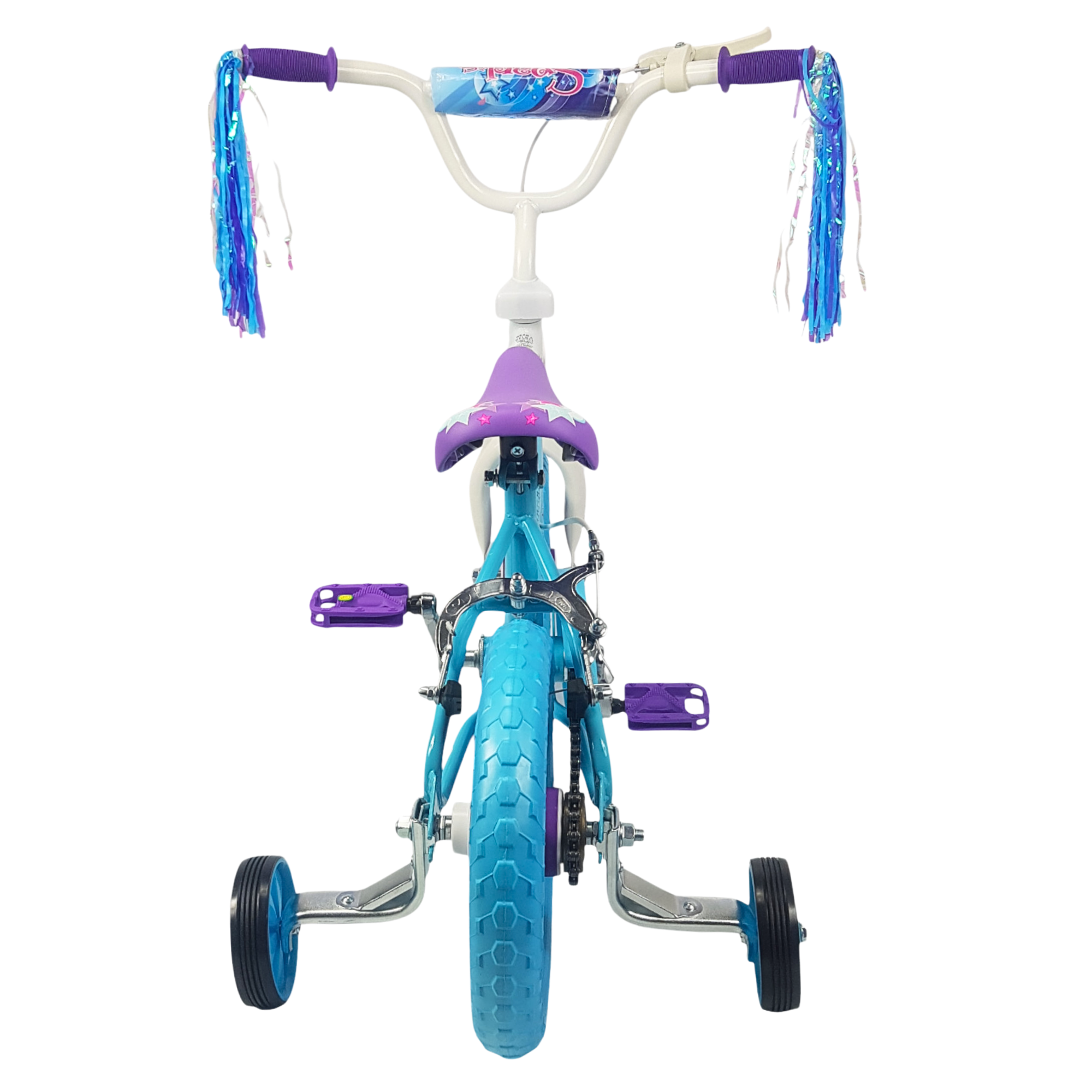 Foto 6 pulgar | Bicicleta Infantil Niñas R12 Ruedas Auxiliares Goma Unibike - Spark