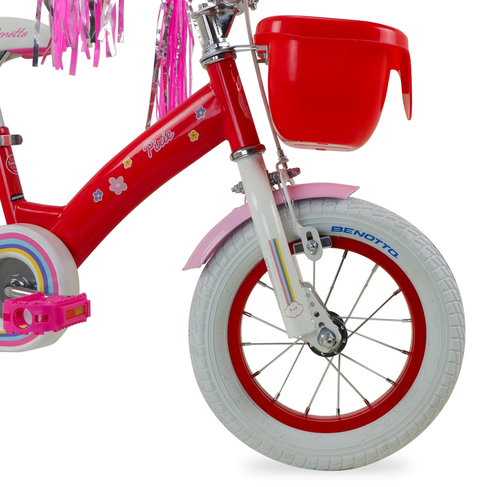 Foto 8 | Bicicleta Infantil Pixie R12 1v Niña Acero Uni Benotto