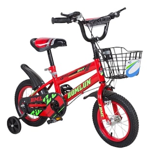 Foto 1 | Bicicleta Entrenadora De Niños Aeiou Qk-01 R16 Sport Canasta Rojo