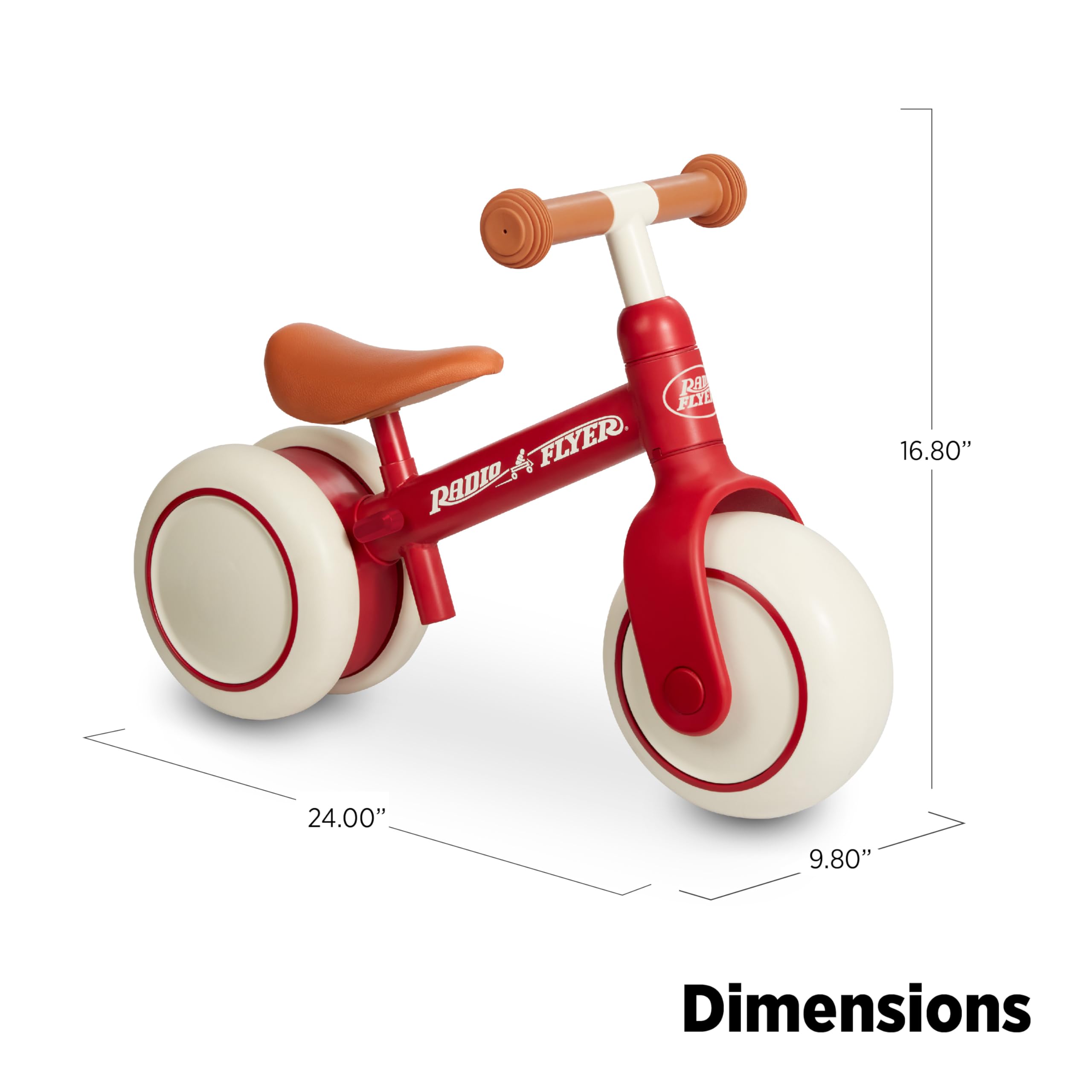 Foto 4 pulgar | Folleto Balance Bike Radio Early Red Para Niños De 1 A 3 Años - Venta Internacional.