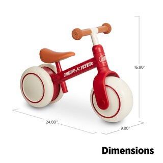 Foto 3 | Folleto Balance Bike Radio Early Red Para Niños De 1 A 3 Años - Venta Internacional.