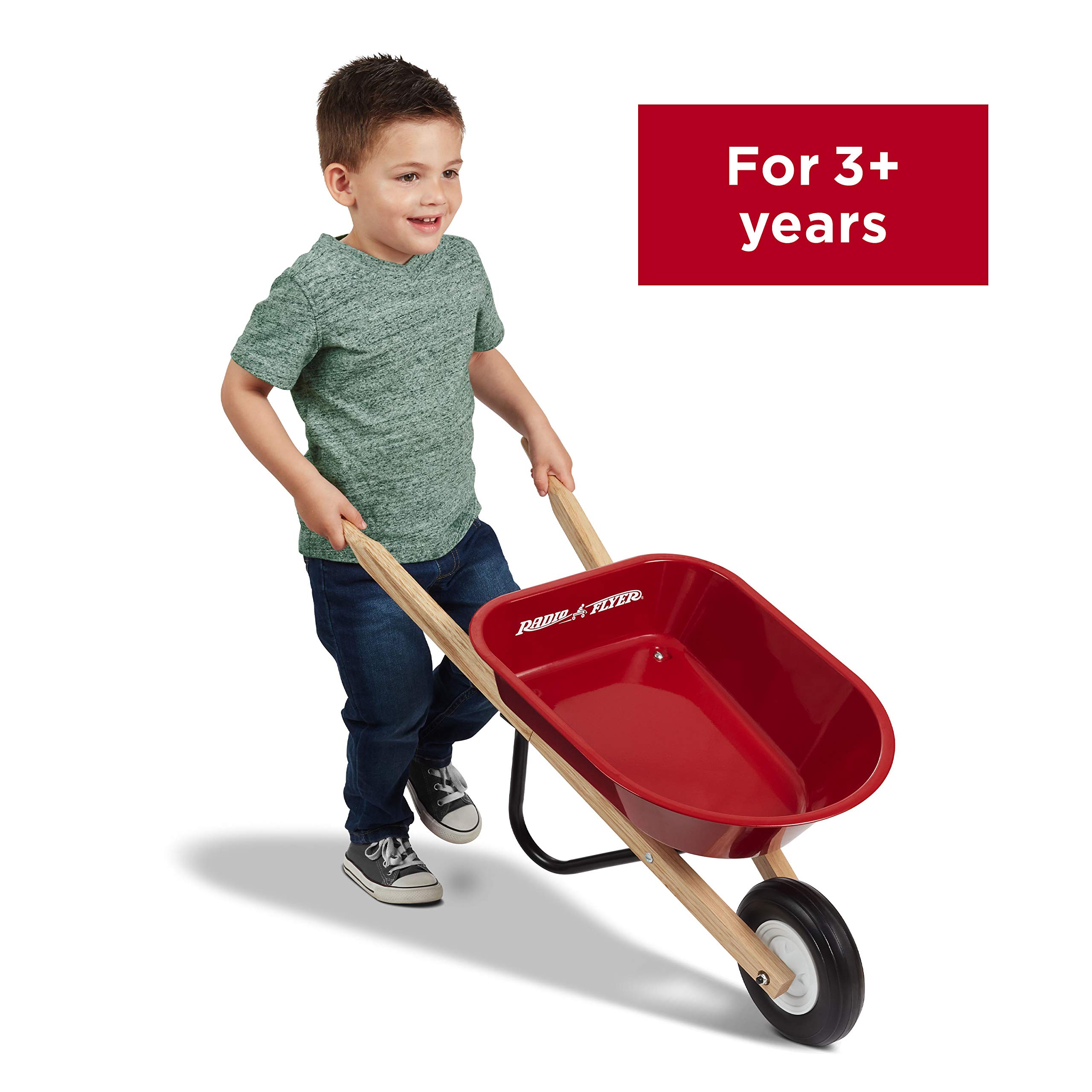 Foto 6 pulgar | Toy Wheelbarrow Radio Flyer Para Niños, Color Rojo, Para Niños Mayores De 3 Años - Venta Internacional.