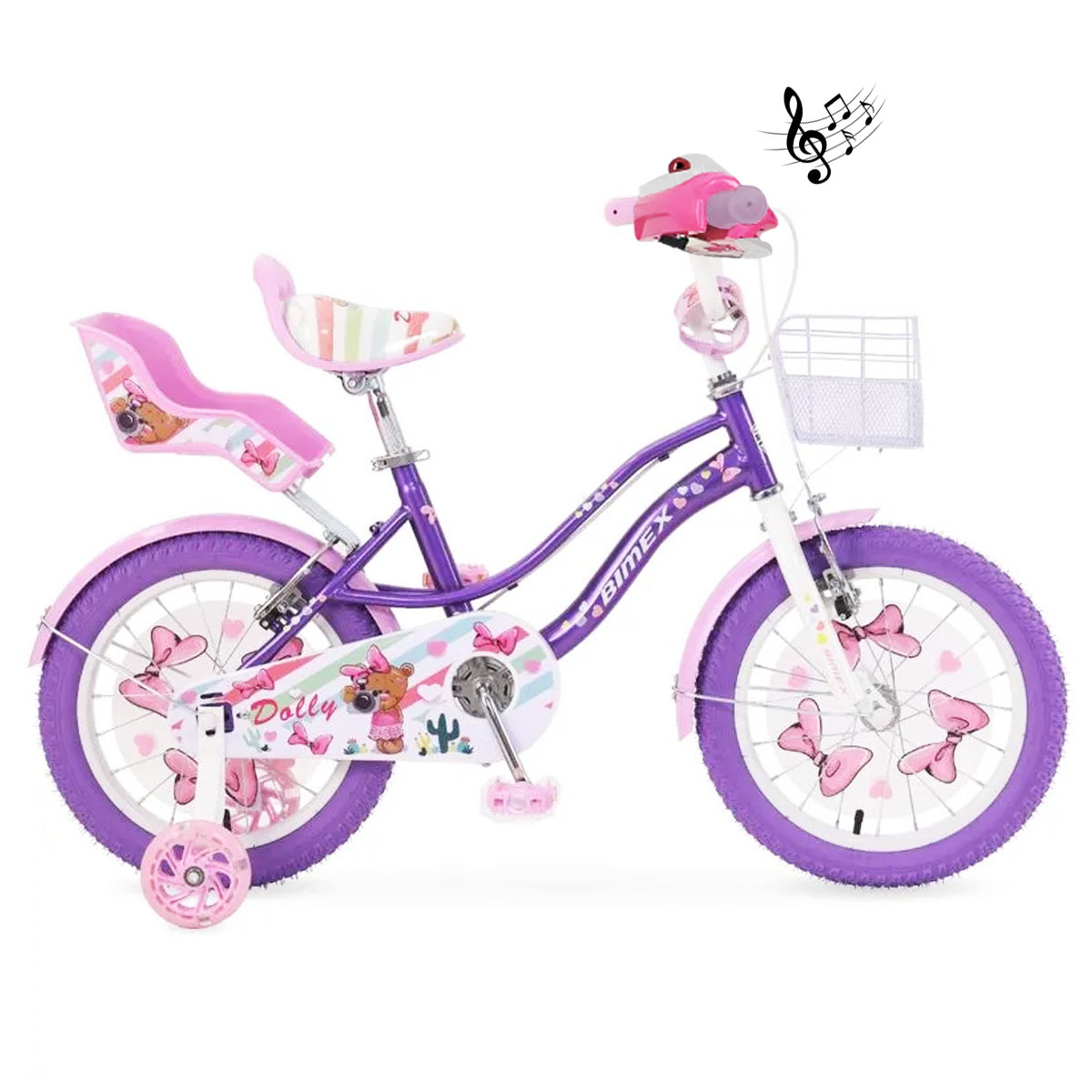 Foto 3 pulgar | Bicicleta Gosa R12 Dolly C/luz Y Sonido Morado