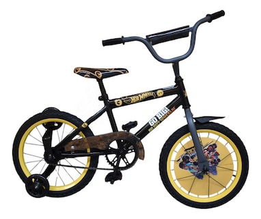 Foto 1 | Bicicleta Hot Wheels Rodada 16 Llantitas Traseras Huffy