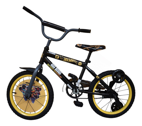 Foto 2 | Bicicleta Hot Wheels Rodada 16 Llantitas Traseras Huffy