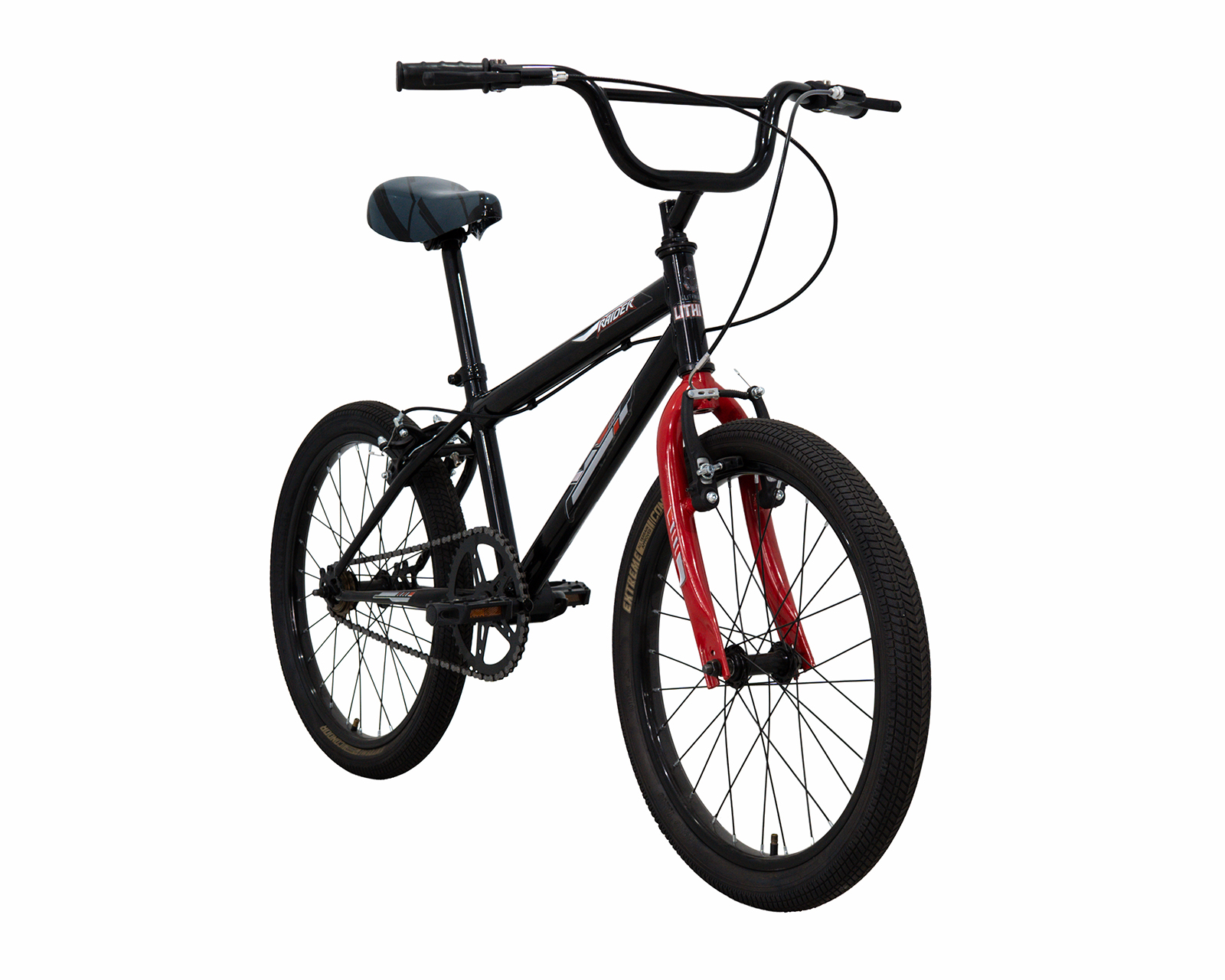 Foto 4 pulgar | Bicicleta Raider Lithium Bmx Rodada 20 Negro
