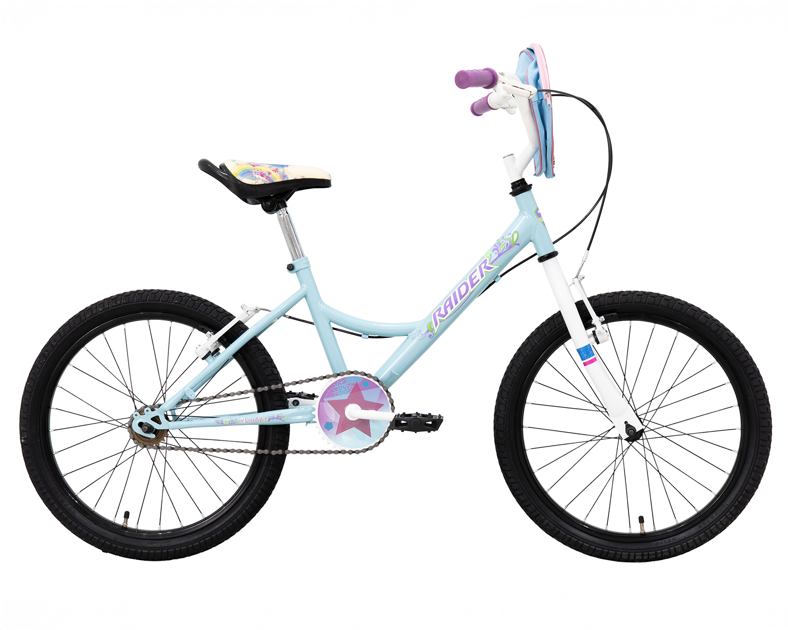 Foto 2 pulgar | Bicicleta Raider Beautiful Bmx Rodada 20 Azul